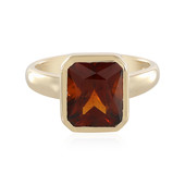 9K Hessonite Garnet Gold Ring