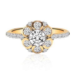 14K SI1 (G) Diamond Gold Ring