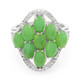 Imperial Chrysoprase Silver Ring