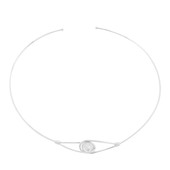 White Quartz Silver Necklace (TPC)