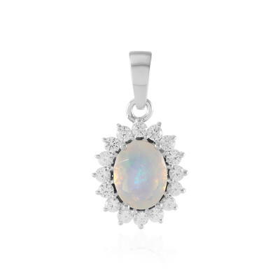 Welo Opal Silver Pendant