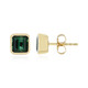 9K Benedito Green Tourmaline Gold Earrings (Adela Gold)