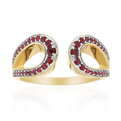 9K Mozambique Ruby Gold Ring (Adela Gold)