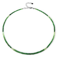 Tsavorite Silver Necklace