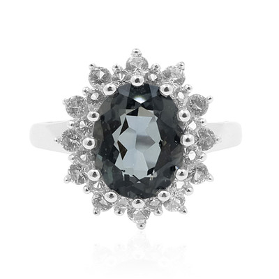 Black Mystic Topaz Silver Ring