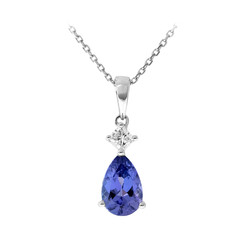 10K AAA Tanzanite Gold Necklace