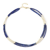 Lapis Lazuli Silver Necklace (Riya)