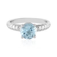 Sky Blue Topaz Silver Ring