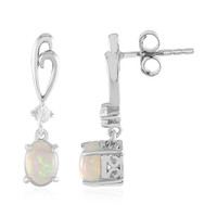 Welo Opal Silver Earrings