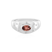 Pink Zircon Silver Ring