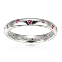 Rhodolite Silver Ring