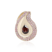 9K Pink Zircon Gold Pendant (Adela Gold)