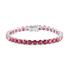 Madagascar Ruby Silver Bracelet