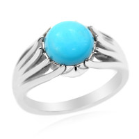 Sleeping Beauty Turquoise Silver Ring (Anne Bever)