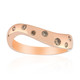 9K SI1 Argyle Rose De France Diamond Gold Ring (Annette)