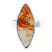 Sunset Jasper Silver Ring