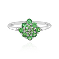 Tsavorite Silver Ring