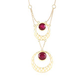 9K Madagascar Ruby Gold Necklace (Ornaments by de Melo)