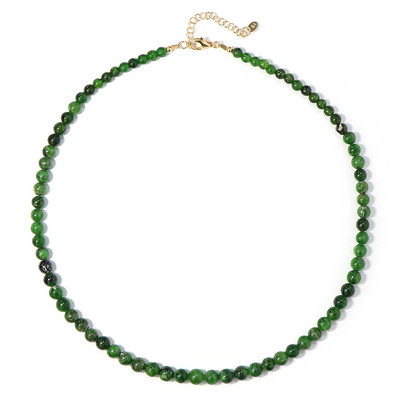 Russian Diopside Silver Necklace