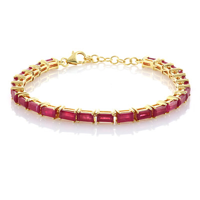 Madagascar Ruby Silver Bracelet