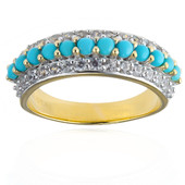 Sleeping Beauty Turquoise Silver Ring