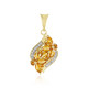 Citrine Silver Pendant