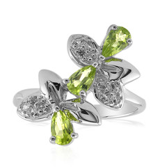 Peridot Silver Ring