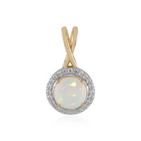 18K Welo Opal Gold Pendant