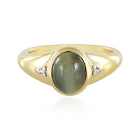 Cat's Eye Quartz Silver Ring