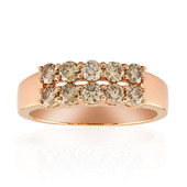 9K SI1 Argyle Rose De France Diamond Gold Ring (Annette)