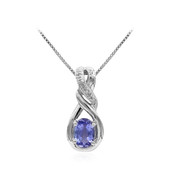 Tanzanite Silver Necklace