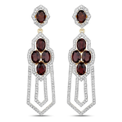 14K AAA Pink Tourmaline Gold Earrings (SUHANA)