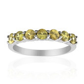 Sphene Silver Ring