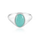 Amazonite Silver Ring