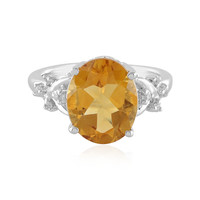 Citrine Silver Ring