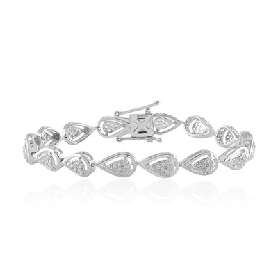 Zircon Silver Bracelet