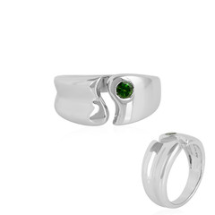 Russian Diopside Silver Ring (SAELOCANA)