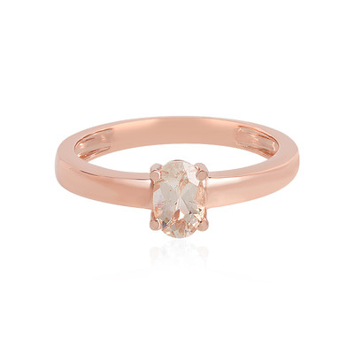 Morganite Silver Ring