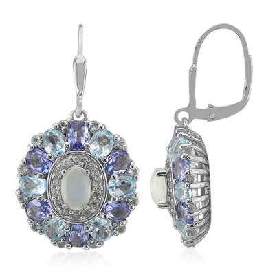 Welo Opal Silver Earrings