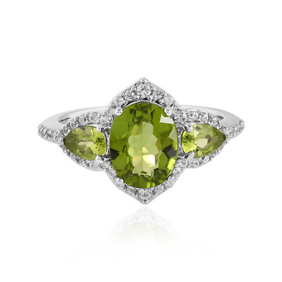 Arizona Peridot Silver Ring