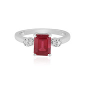 Bemainty Ruby Silver Ring