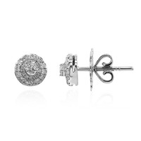 18K SI2 (H) Diamond Gold Earrings (Estée Collection)