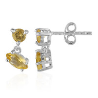 Citrine Silver Earrings