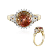 18K Bi Colour Tourmaline Gold Ring (D'vyere)