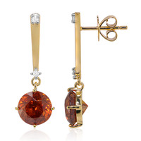 9K Spanish Sphalerite Gold Earrings (Tenner Diniz)