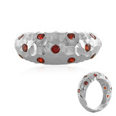 Red Zircon Silver Ring (SAELOCANA)