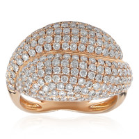 14K SI1 (H) Diamond Gold Ring (CIRARI)