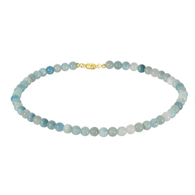 Brazilian Aquamarine Silver Necklace