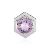 Rose de France Amethyst Silver Pendant