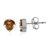 Citrine Silver Earrings